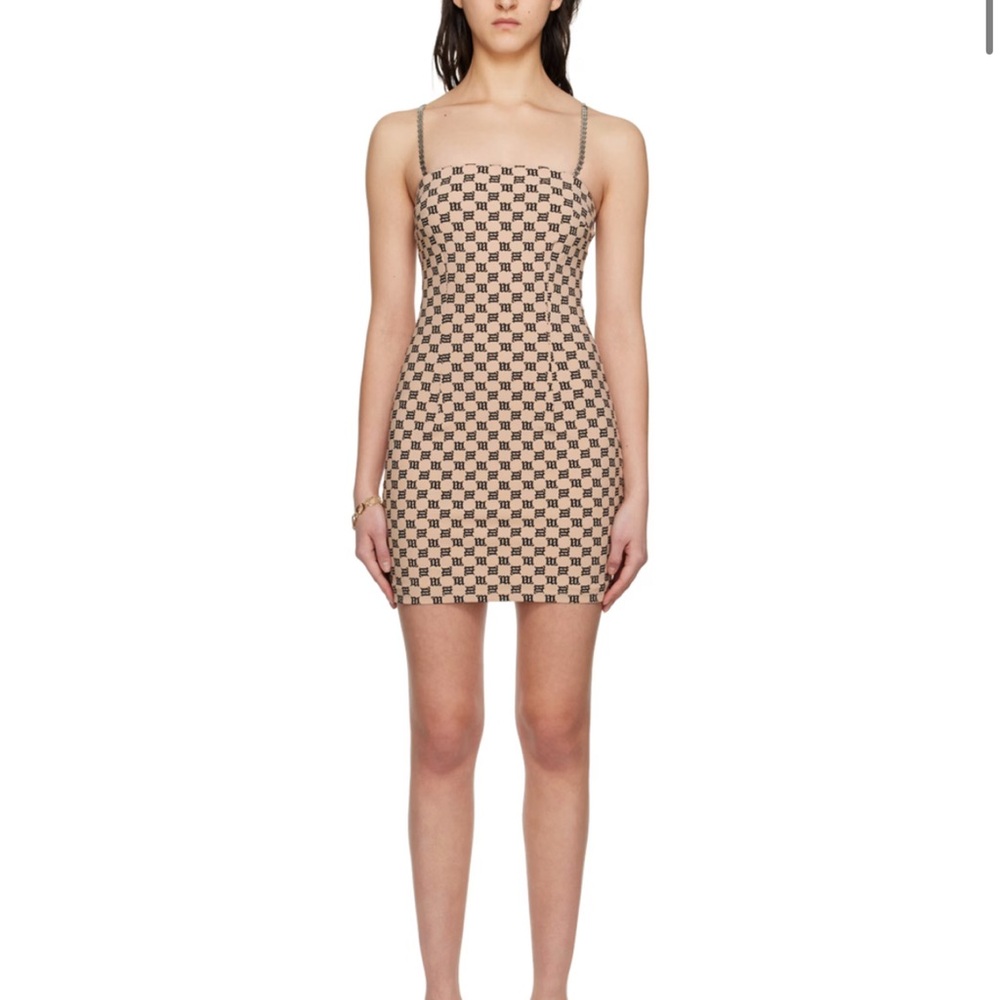 MISBHV
Beige Monogram Minidress size s